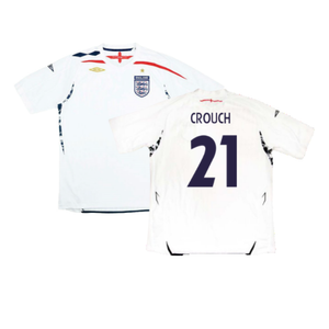 England 2007-09 Home Shirt (Good) (CROUCH 21)_0