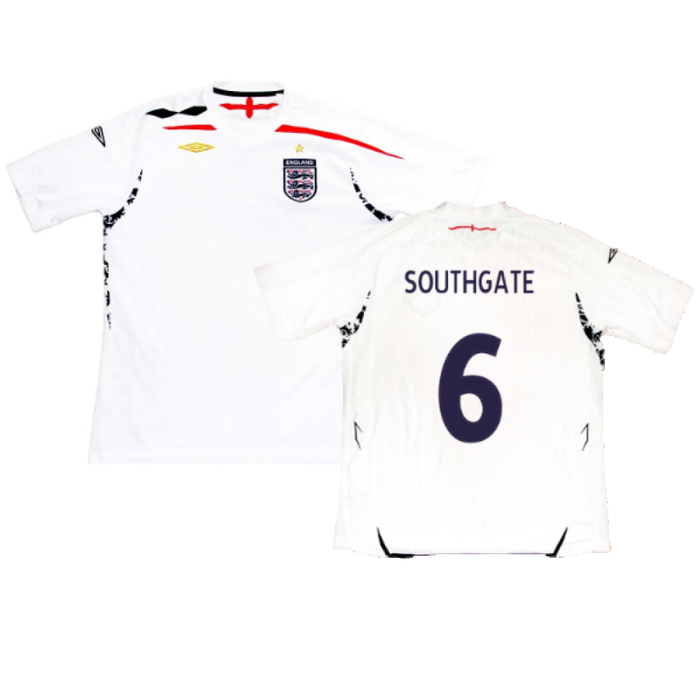 England 2007-2009 Home Shirt (XL) Rooney #9 (Good) (SOUTHGATE 6)