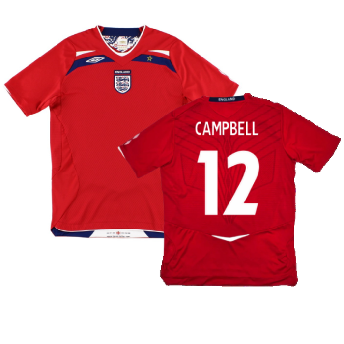 England 2008-10 Away Shirt (XL) (Mint) (CAMPBELL 12)