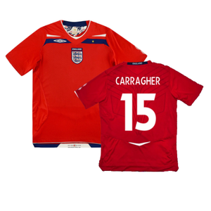 England 2008-09 Away Shirt (XL) (Excellent) (CARRAGHER 15)_0