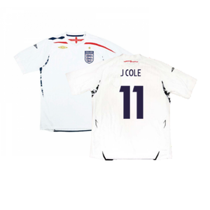 England 2007-2009 Home Shirt (L) (Excellent) (J COLE 11)_0