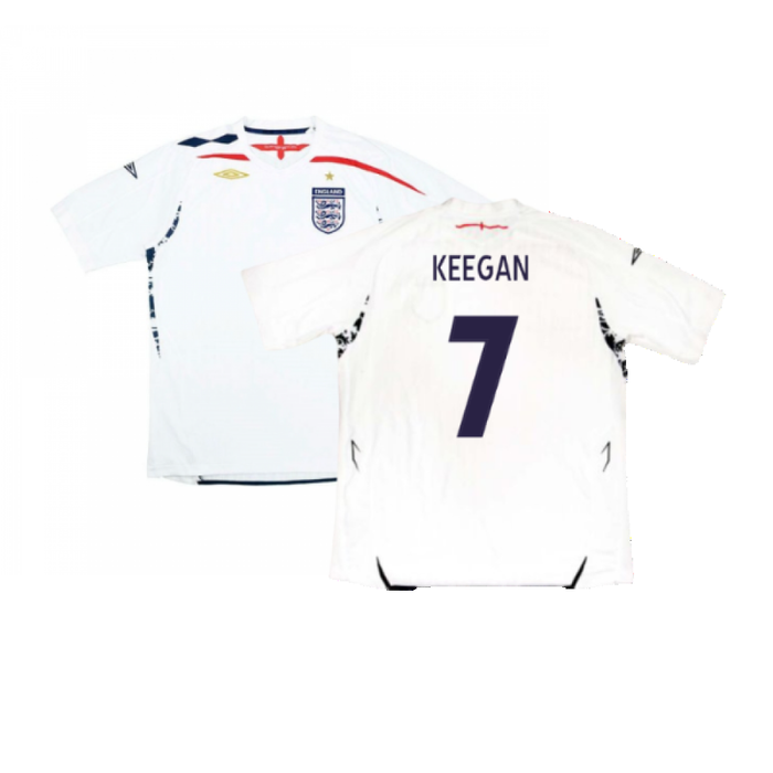 England 2007-09 Home Shirt (Very Good) (KEEGAN 7)