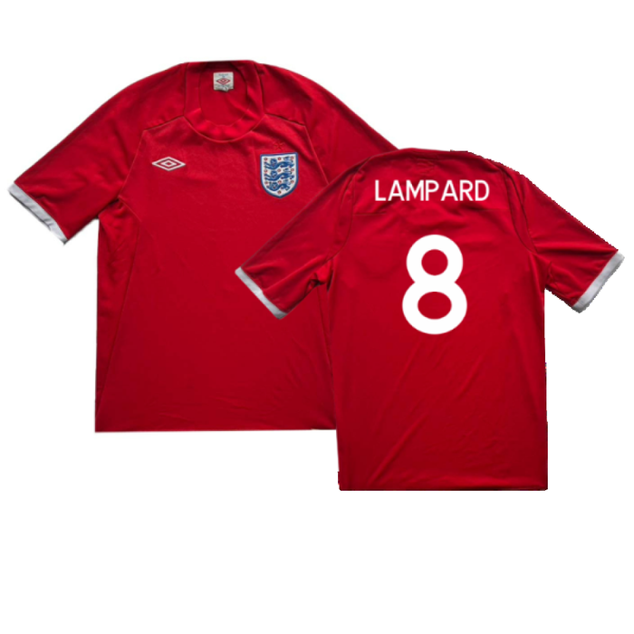 England 2009-10 Away Shirt (M) (Excellent) (Lampard 8)