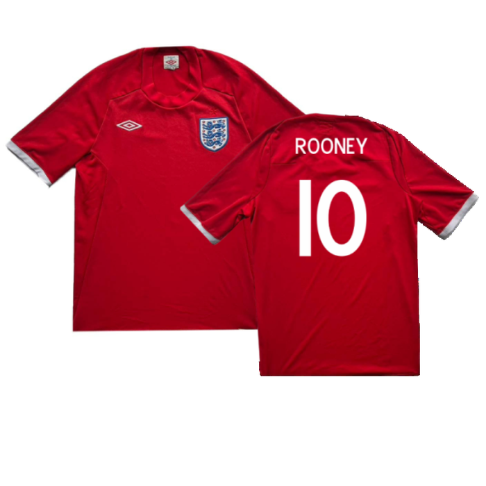 England 2009-10 Away Shirt (XL) (Excellent) (ROONEY 10)