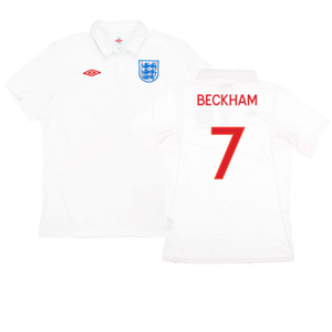 England 2009-10 Home (S) (Good) (BECKHAM 7)_0