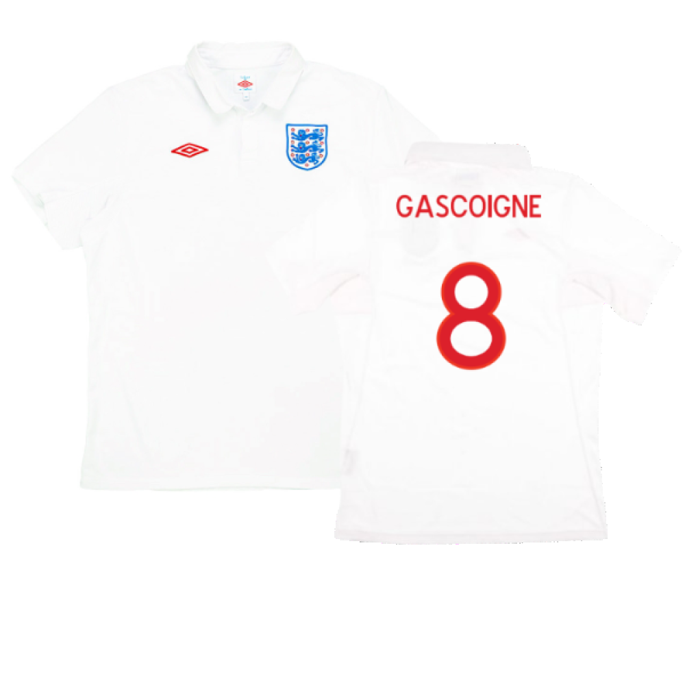 England 2009-10 Home (S) (Good) (Gascoigne 8)_0