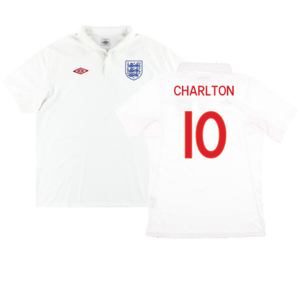 England 2009-10 Home Shirt (XL) (Excellent) (Charlton 10)_0