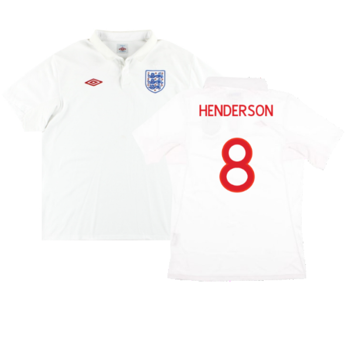 England 2009-10 Home Shirt (XL) Lampard #8 (Excellent) (HENDERSON 8)