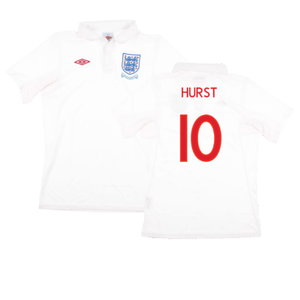 England 2009-10 Home Shirt (With South Africa Badge Detail) (L) (Very Good) (HURST 10)_0