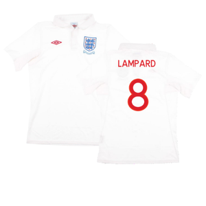 England 2009-10 Home Shirt (With South Africa Badge Detail) (Medium Boy) (Very Good) (Lampard 8)_0