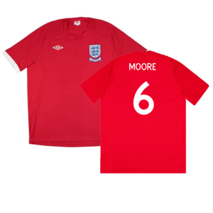 England 2010-11 Away Shirt (Very Good) (Moore 6)_0