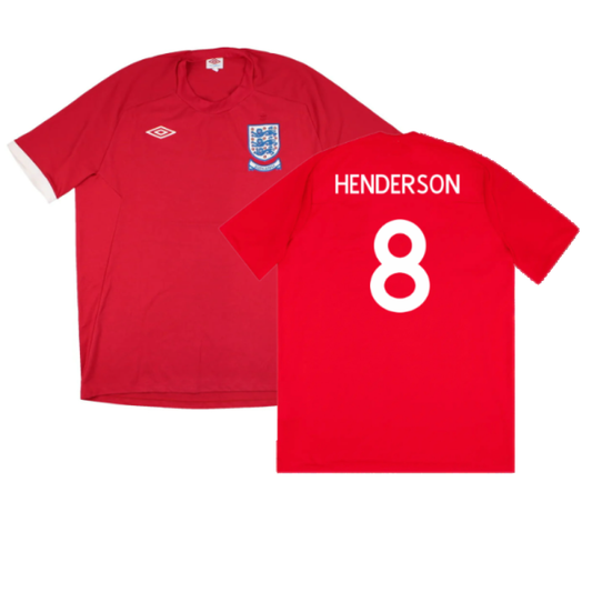 England 2010-11 Away Shirt (South Africa Badge Detail) (S) (Excellent) (HENDERSON 8)_0