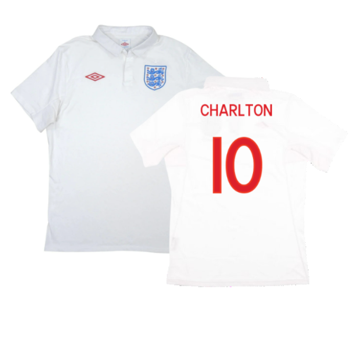 England 2010-12 Home Shirt (XXXL) (Very Good) (Charlton 10)