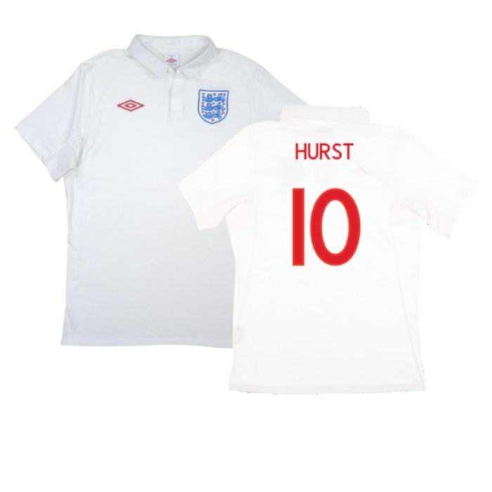 England 2010-12 Home Shirt (XL) (Excellent) (HURST 10)