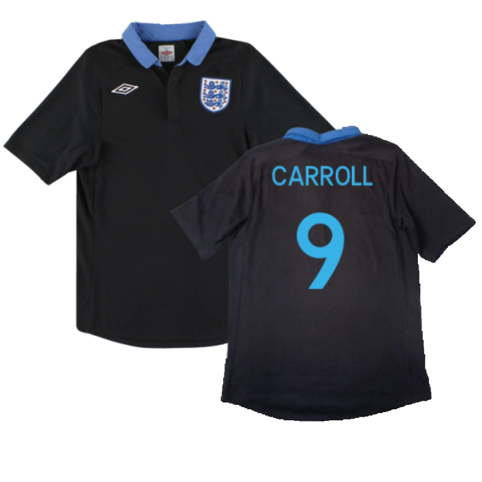 England 2011-12 Away Shirt (L) (Excellent) (Carroll 9)