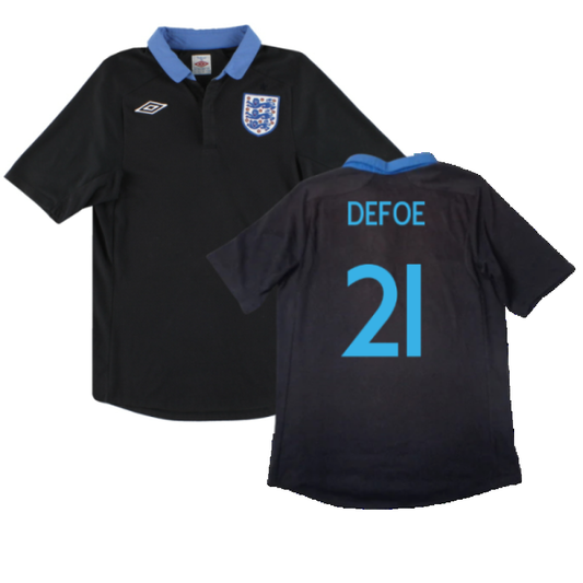 England 2011-12 Away Shirt (XL) (Very Good) (Defoe 21)_0