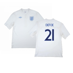 England 2009-10 Home Shirt (XXL) (Good) (Defoe 21)_0