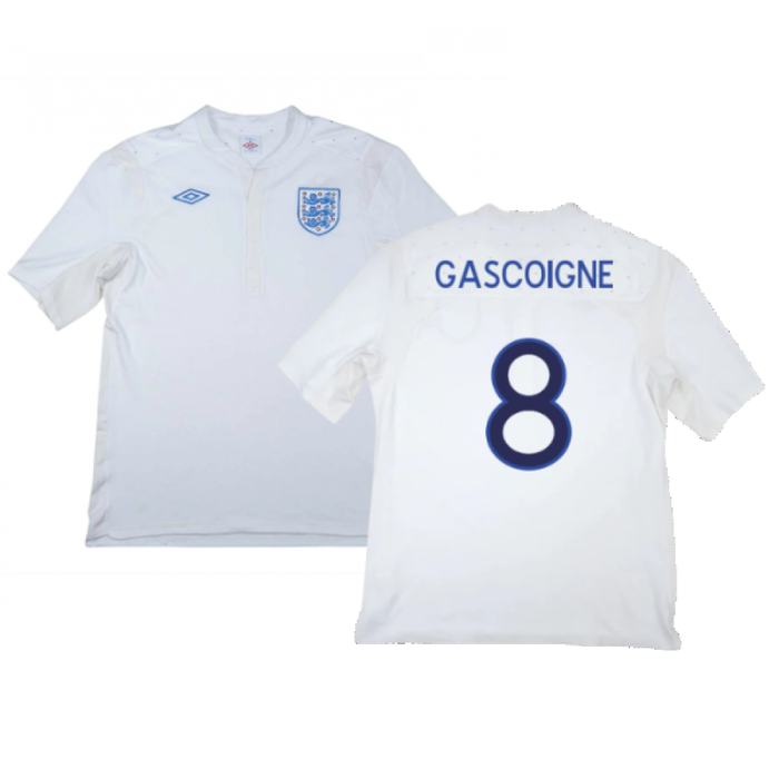 England 2011-12 Home Shirt (M) (Excellent) (Gascoigne 8)