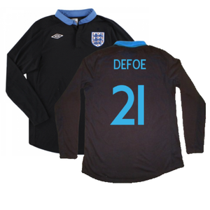 England 2011-2012 Long sleeve Away Shirt (XL) (Excellent) (Defoe 21)_0