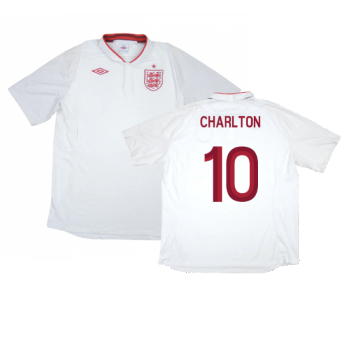 England 2012-13 Home Shirt (XL) (Very Good) (Charlton 10)