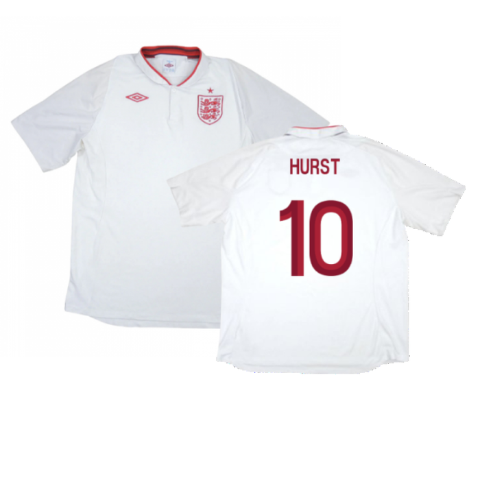 England 2012-13 Home Shirt (Very Good) (Hurst 10)