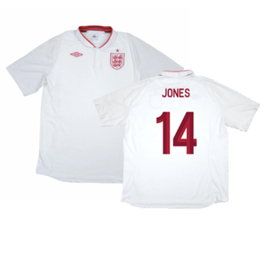 England 2012-13 Home Shirt (XL) (Fair) (Jones 14)_0