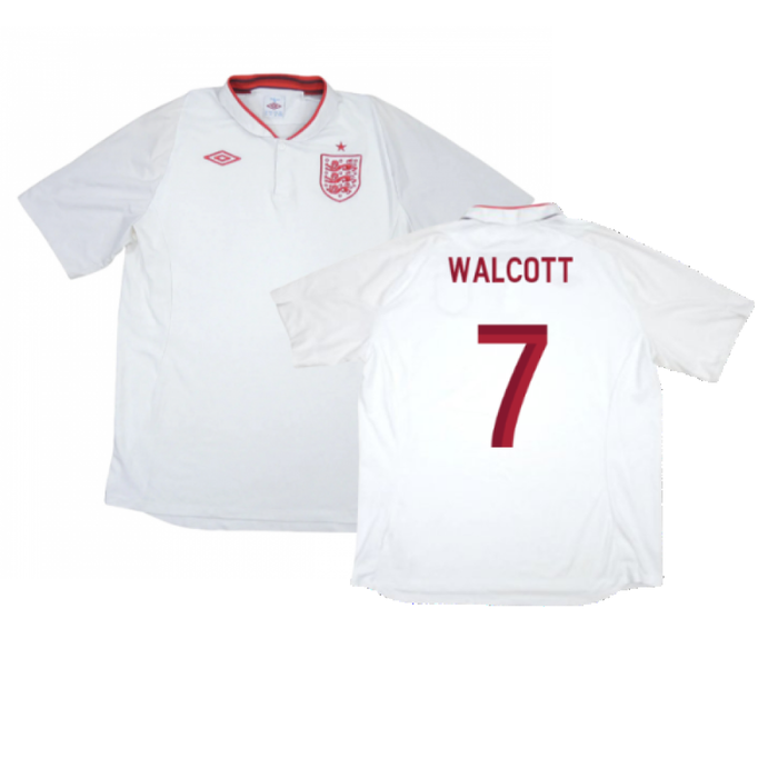 England 2012-13 Home Shirt (XL) (Good) (Walcott 7)