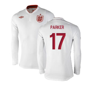 England 2012-13 Long Sleeve Home Shirt (L) (Fair) (Parker 17)_0