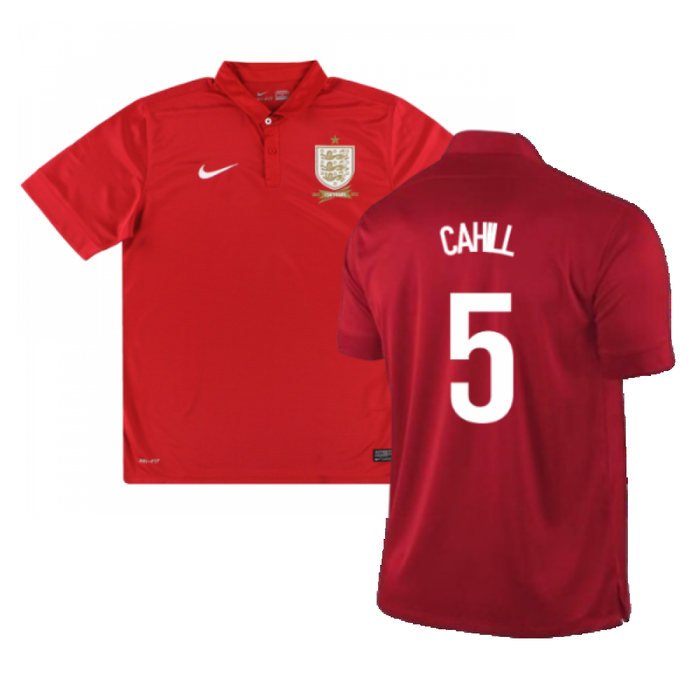 England 2013-14 Away Shirt (M) (Very Good) (CAHILL 5)