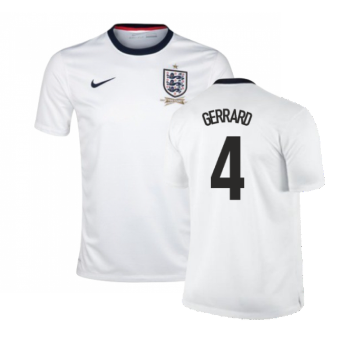 England 2013-14 Home Shirt (S) (Excellent) (GERRARD 4)