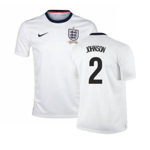 England 2013-14 Home Shirt (Fair) (JOHNSON 2)_0