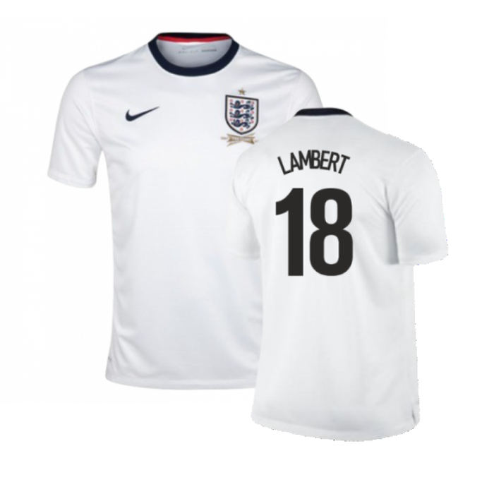 England 2013-14 Home Shirt (S) (Excellent) (LAMBERT 18)