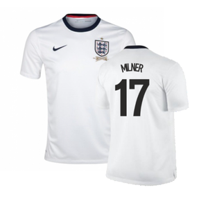 England 2013-14 Home Shirt (Fair) (MILNER 17)_0