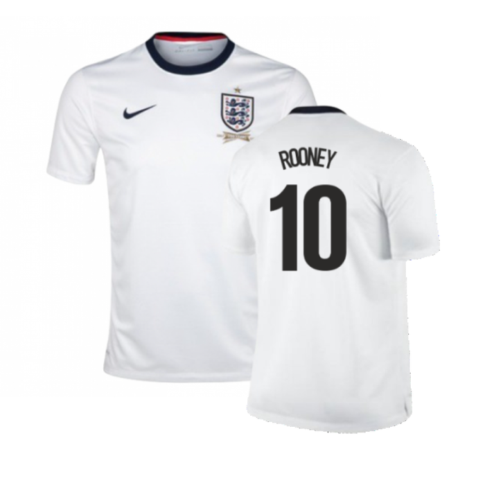 England 2013-14 Home Shirt (S) (Excellent) (ROONEY 10)