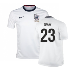 England 2013-14 Home Shirt (Fair) (SHAW 23)_0