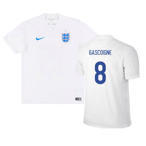 England 2014-15 Home Shirt (S) (Very Good) (GASCOIGNE 8)_0