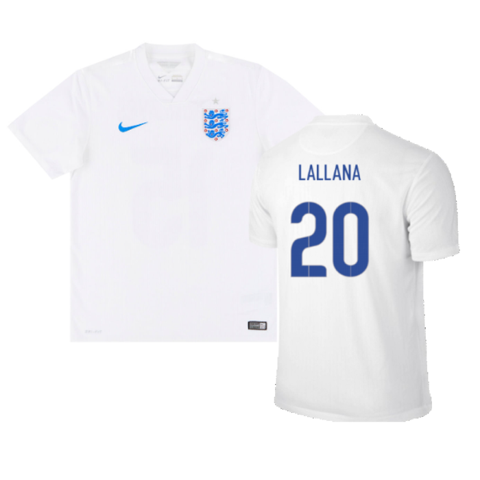 England 2014-15 Home (M) (Very Good) (LALLANA 20)