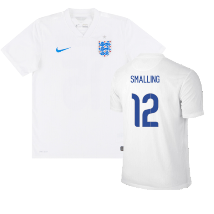 England 2014-15 Home Shirt (S) (Very Good) (SMALLING 12)