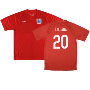 England 2014-16 Away Shirt (XL) (Very Good) (LALLANA 20)_0