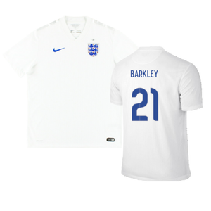 England 2014-16 Home Shirt (XL) (Good) (BARKLEY 21)_0