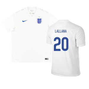 England 2014-16 Home Shirt (XL) (Good) (LALLANA 20)_0