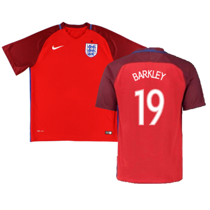 England 2016-17 Away Shirt (M) (Good) (Barkley 19)