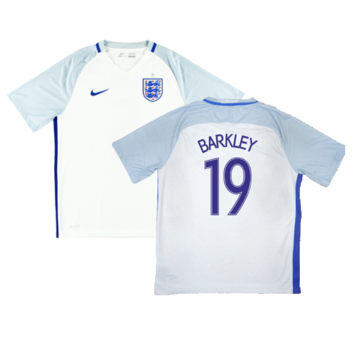 England 2016-17 Home Shirt (Very Good) (Barkley 19)