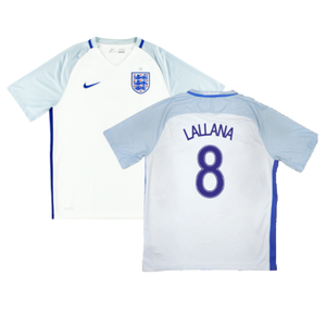 England 2016-17 Home Shirt (L) (Lallana 8) (Very Good)_0