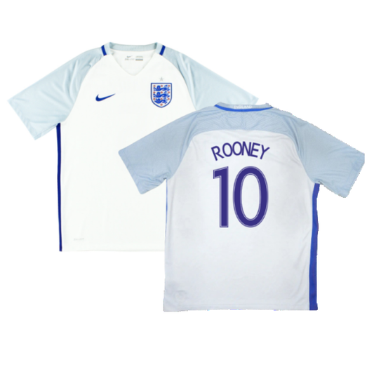 England 2016-17 Home Shirt (Very Good) (Rooney 10)_0