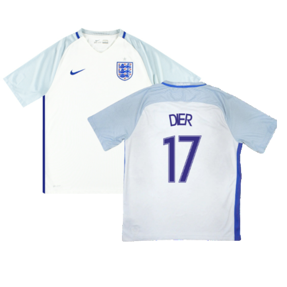 England 2016-18 Home (L) Barkley #19 (Excellent) (Dier 17)_0