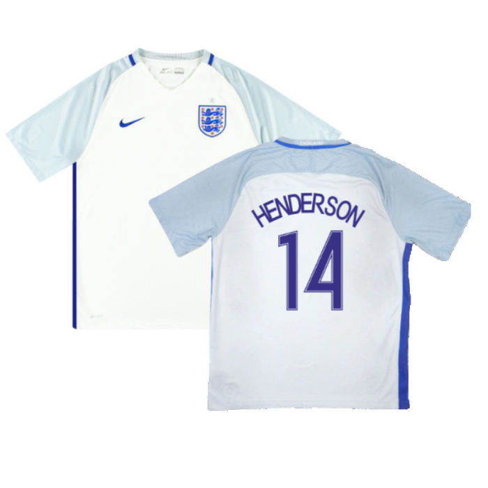 England 2016-18 Home (L) Barkley #19 (Excellent) (Henderson 14)