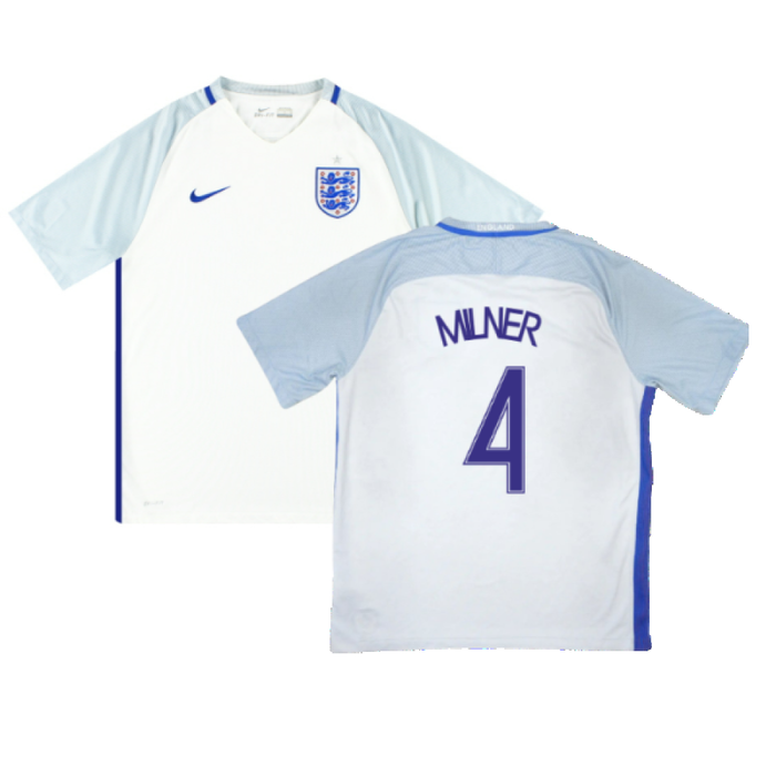 England 2016-18 Home (L) Barkley #19 (Excellent) (Milner 4)