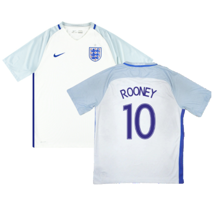 England 2016-18 Home (L) Barkley #19 (Excellent) (Rooney 10)