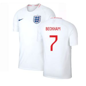 England 2018-19 Home Shirt (S) (Very Good) (Beckham 7)_0